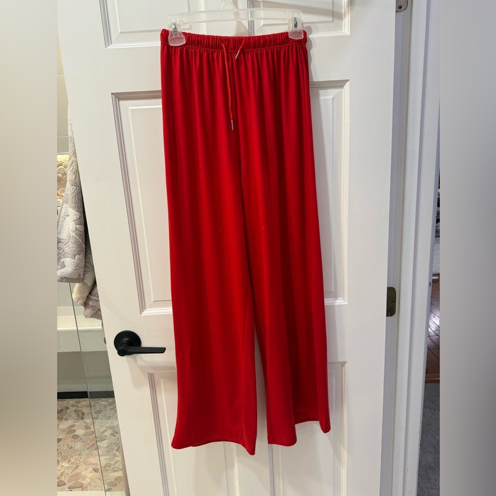 Set of 3 | Red, Black and Grey | Lounge Pants | Elastic Waist | Size M
